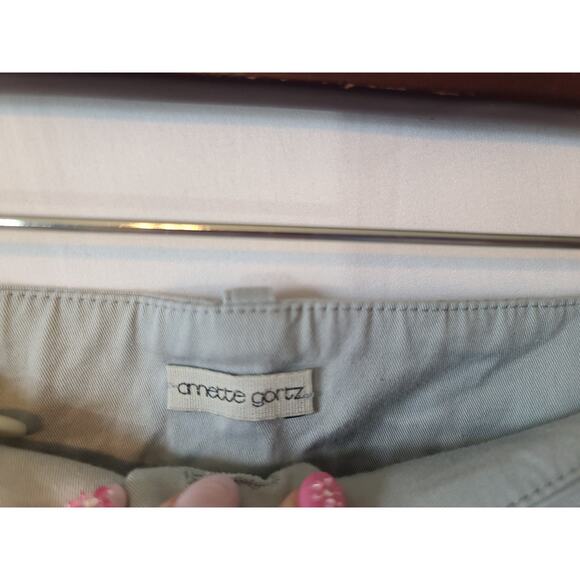 Annette Gortz Designer Womens Silver Gray Puro Pants EUR 40 US 8 - Picture 5 of 8
